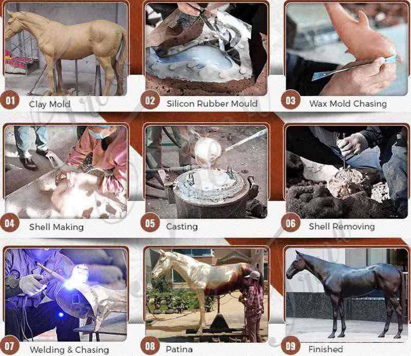 The Lost-Wax Method: How Master Artisans Bring Bronze Horses to Life