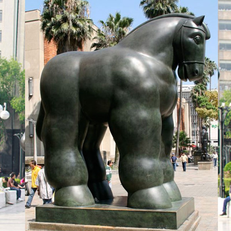 Large Bronze Botero Horse Sculpture Factory Sale Price