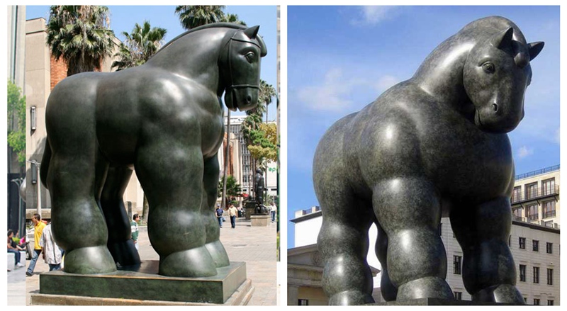 Large Bronze Botero Horse Sculpture Factory Sale Price (2)